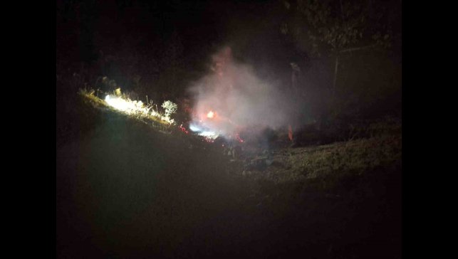 Bingöl'de çıkan yangın söndürüldü