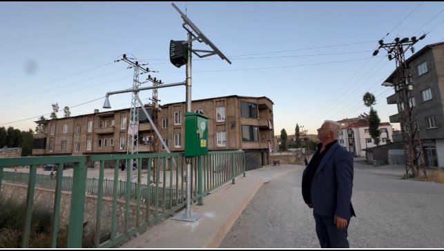 Yüksekova'da taşkınlara karşı önlem: Erken uyarı sistemi kuruldu