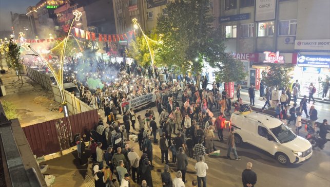 Bingöl'de İsrail'in Gazze'ye saldırıları protesto edildi