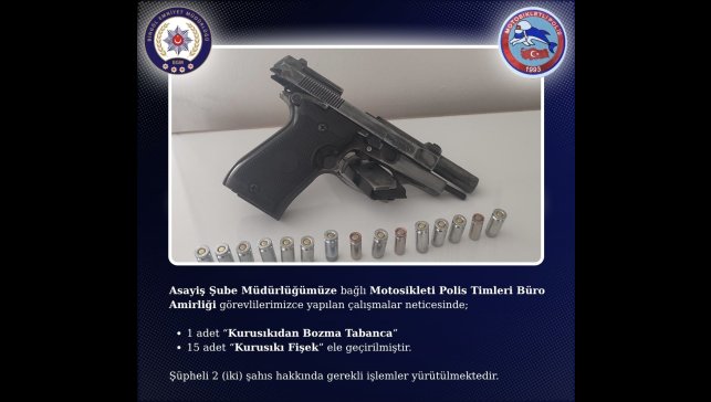 Bingöl'de tabanca ele geçirildi