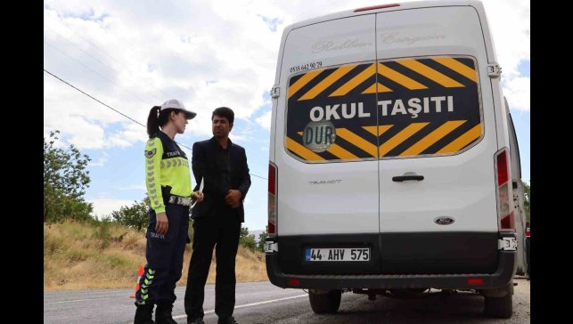 Malatya'da okul servislerine sıkı denetim