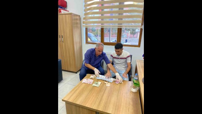 Elazığ'da dilenci operasyonu: Üzerinden 3 saatte topladığı bin 950 lira çıktı