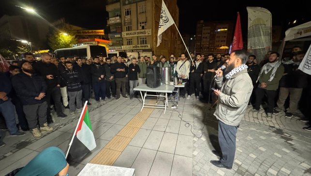 Van, Muş ve Bitlis'te İsrail'in Küresel Sumud Filosu'na saldırılarına tepki