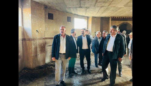 Patnos'ta seyir tepesi çalışmaları yerinde incelendi