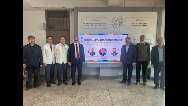 Atatürk Üniversitesinden Güney Kore'de stratejik iş birliği ziyaretleri