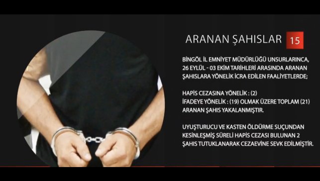 Bingöl'de 35 şüpheli yakalandı