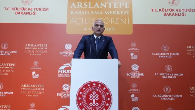 Kültür ve Turizm Bakanı Ersoy, Arslantepe Karşılama Merkezi'nin açılışında konuştu: