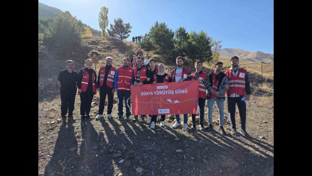 Kızılay'dan Dünya Yürüyüş Günü'nde sağlık için adım etkinliği