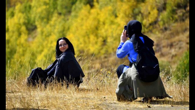 Sonbaharın büyüleyici renkleri Erzincan'ı sardı