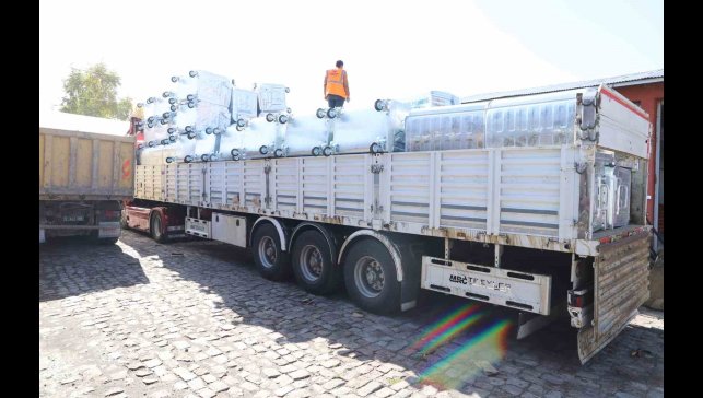 TBB, Ardahan Belediyesine çöp konteynerleri hibe etti