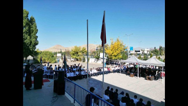 Patnos'ta öğrenciler Filistin için tek yürek oldu