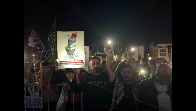 Bingöl'de Filistin'e destek yürüyüşü