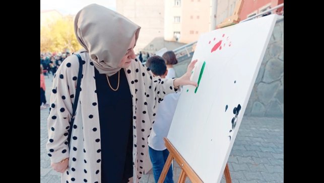 Cengiz Topel İlkokulunda Filistin etkinliği