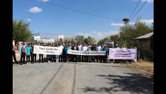 Kovancılar'da dünya yürüyüş günü etkinliği