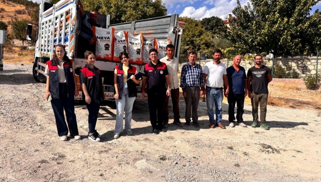 Ağın'da üreticilere mercimek tohumu dağıtıldı