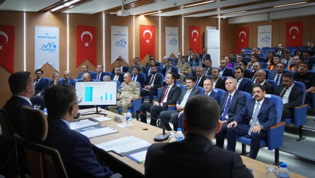 Hakkari'de İl Koordinasyon Kurulu toplantısı yapıldı
