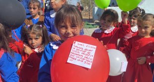 Ağrı'da çocukların hayali Gazze'deki arkadaşlarının okula gitmesi