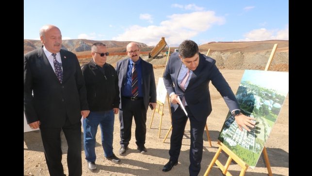 Erzincan ekonomisine katma değer sağlayacak Besi OSB'de çalışmalar devam ediyor