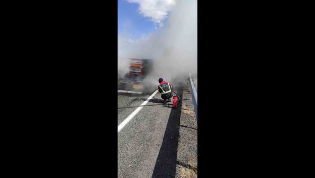 Alev alan dorse söndürüldü