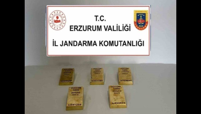 Horasan'da altın operasyonu