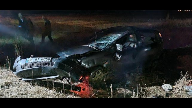 Selim'de trafik kazası: 1 ölü, 3 yaralı