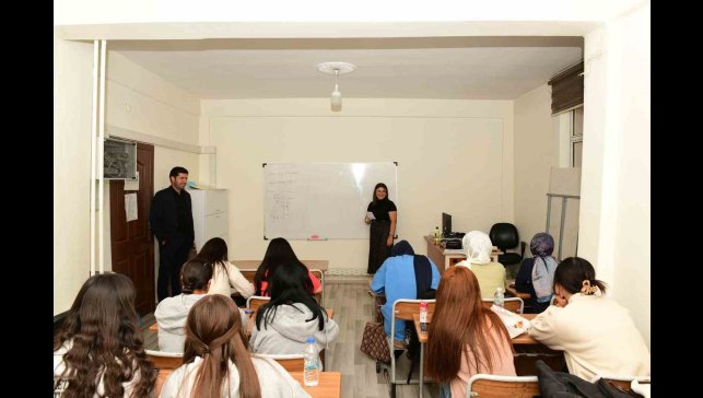 Çatak'ta 'Destekleme ve Yetiştirme Kursları'na yoğun ilgi