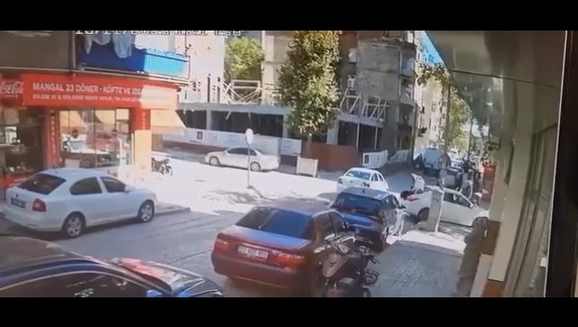 Elazığ'daki kaza kameralara yansıdı