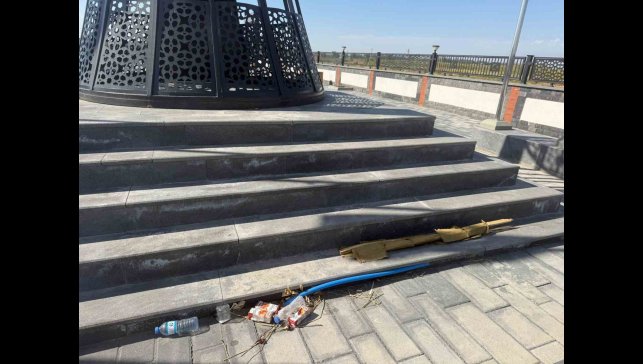 Dilucu Şehitleri Anıtı'ndaki kirlilik tartışması: Haberi yapan gazeteci gözaltına alındı