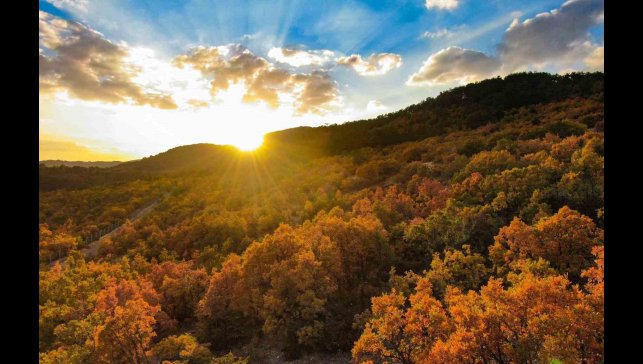 Erzincan'da hazan mevsimi güzelliği