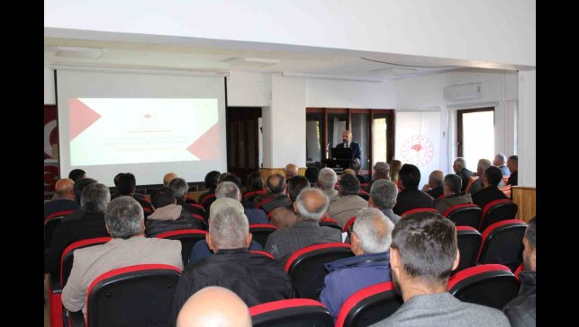 Tercan'da muhtarlara yönelik toplantı düzenlendi