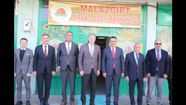 TMO Genel Müdürü Güldal, Malazgirt'te incelemelerde bulundu