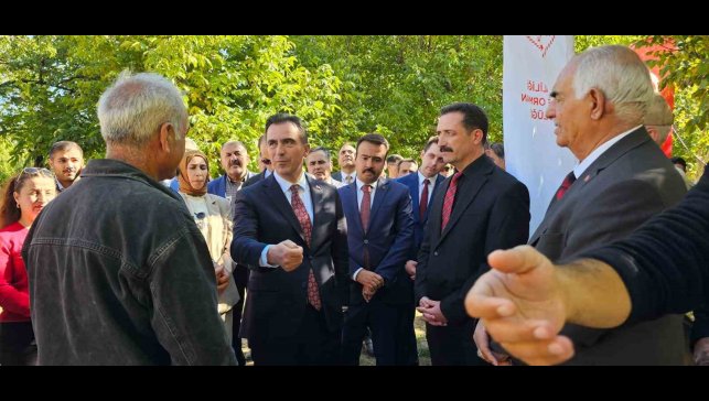 Vali Ahmet Karakaya ceviz hasadına katıldı