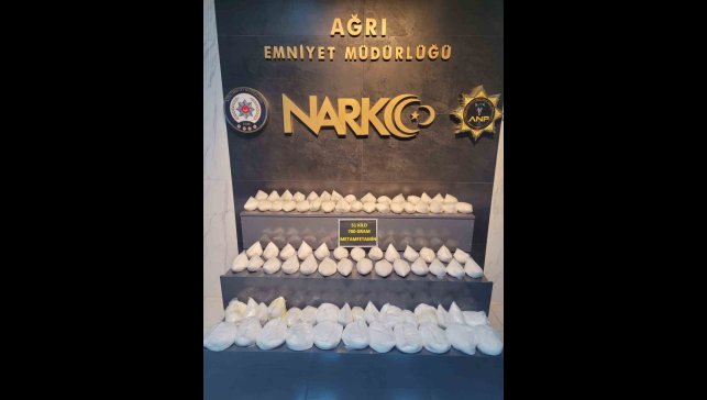 Ağrı'da dev operasyon: 51 kilo uyuşturucu ele geçirildi