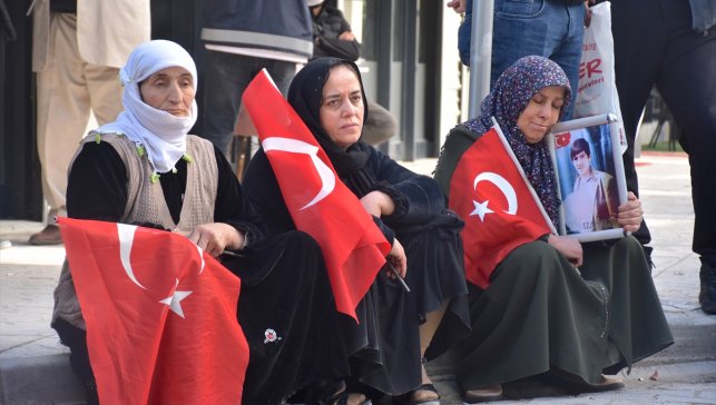 Vanlı aileler, DEM Parti İl Başkanlığı önündeki eylemlerini sürdürdü