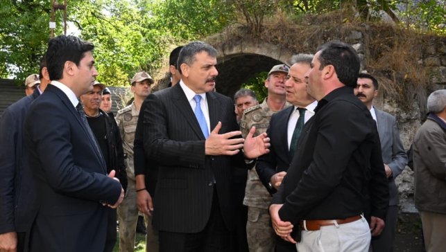 Erzurum Valisi Çiftçi, Tortum ve Uzundere ilçelerinde incelemelerde bulundu