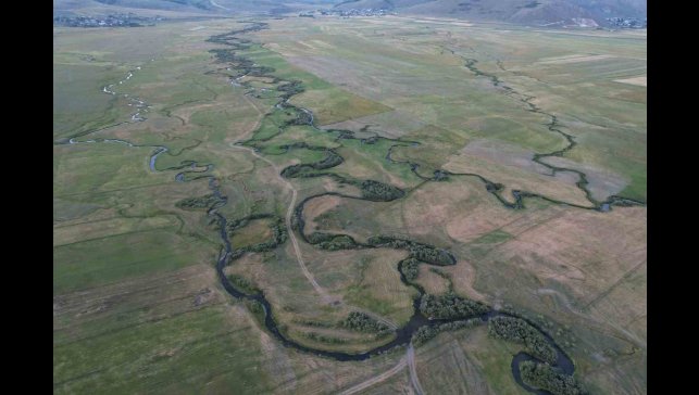 Ardahan'da Menderesler havadan görüntülendi
