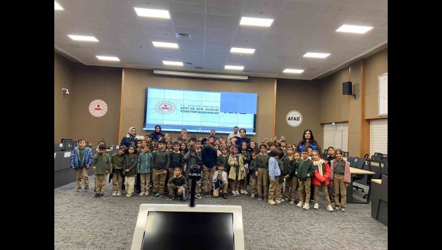 Elazığ'da öğrencilere afet farkındalık eğitimi