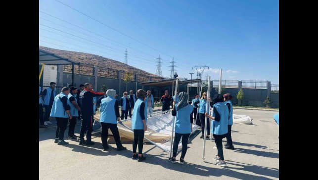 Elazığ'da alevlere böyle müdahale ettiler: Sivil kurtarma ekibine AFAD'dan kritik eğitim