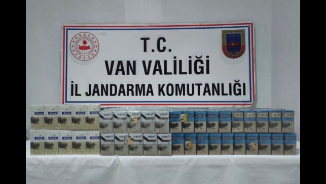 Van'da 2 bin 940 paket kaçak sigara ele geçirildi