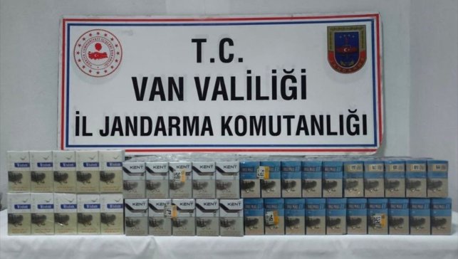 Van'da 7 bin 937 paket kaçak sigara ele geçirildi