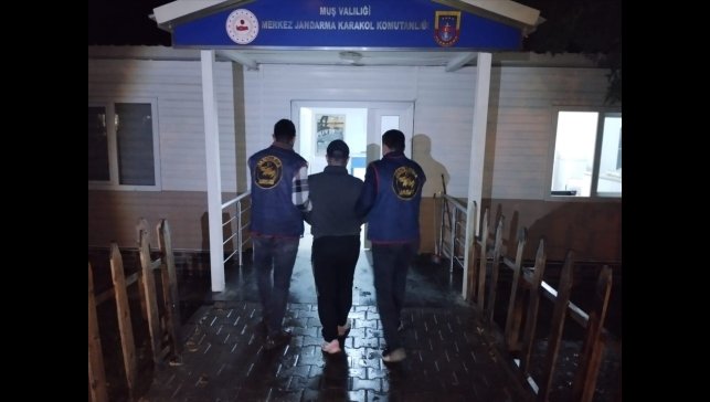 Muş'ta 17 yıl kesinleşmiş hapis cezası bulunan hükümlü yakalandı