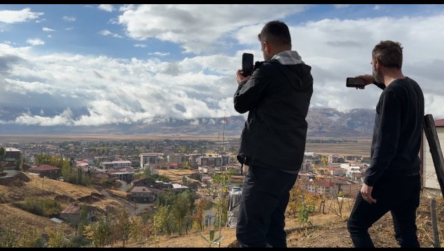 İkiyaka Dağları beyaza büründü