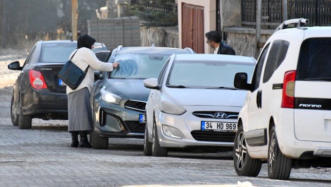 Kars'ta kırağı etkili oldu