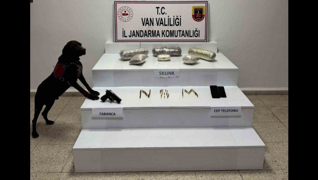Van'da 4 kilo 311 gram skunk ele geçirildi