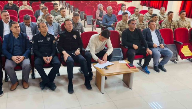 Alacakaya'da Türkiye afet müdahale planı toplantısı