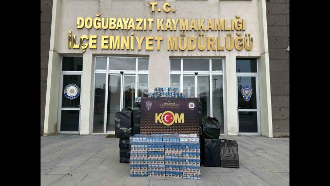 Ağrı'da kaçak sigara operasyonu: 2 tutuklama