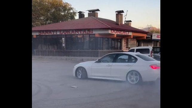 Tatvan'da drift yapan sürücüye 46 bin TL ceza