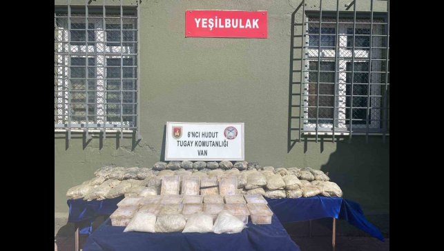 Van'da 91 kilo 558 gram uyuşturucu madde ele geçirildi