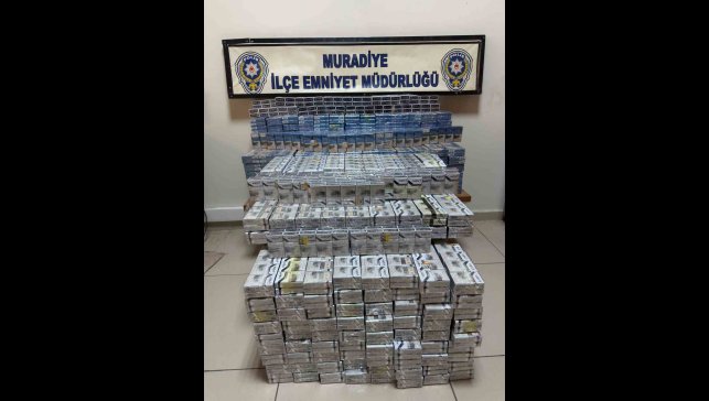 Muradiye'de 3 bin 750 paket kaçak sigara ele geçirildi