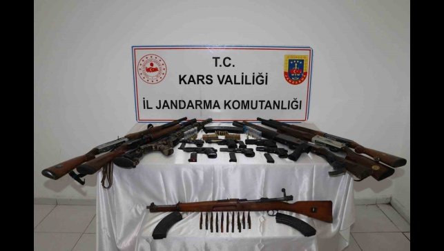 Kars'ta jandarmadan silah operasyonu